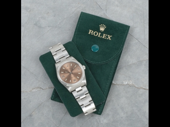 Rolex AirKing 34 RosaOyster Pink Flamingo Dial 14000